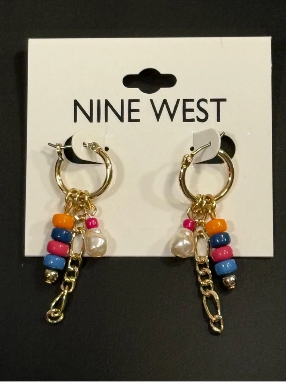 Colorful Beaded Dangle Earrings